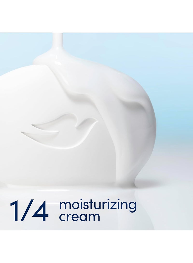 Dove 3 Pack Beauty Bar Soap Sensitive, Each 106g Gently Cleanses and Nourishes Sensitive Skin Effectively Washes Away Bacteria While Nourishing Your Skin - Image 4